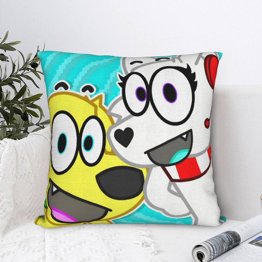 Tylers And Snowi Gaming Kissenbezug von JMG Clothing, bedruckte Kissenhülle in Mehrfarbig, B/B/H: 50 x 50 x 0 cm - Bild 2