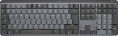 Logitech MX Mechanical Tastatur, kabellos, Bluetooth LE, AZERTY Französisch, Tactile Quiet Schalter, Graphite/Grau - Bild 1