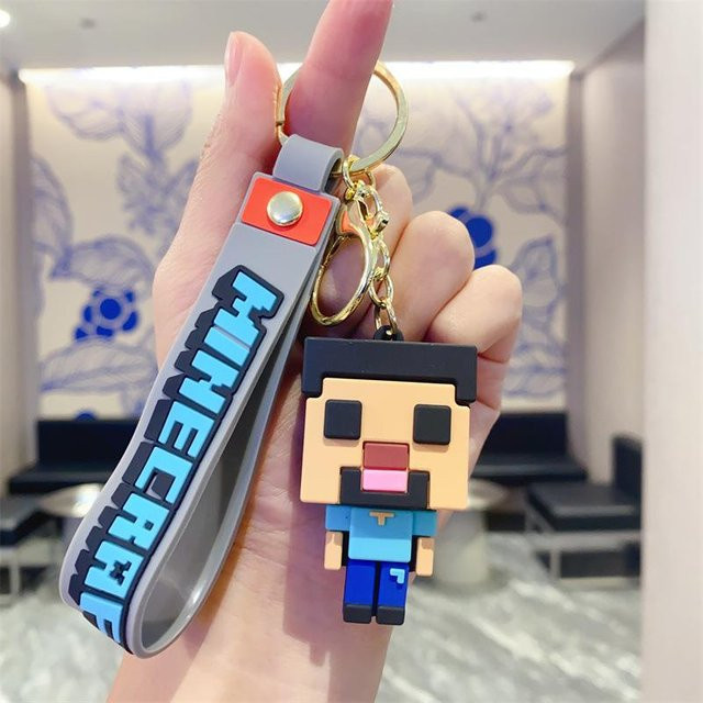 Artily Schlüsselanhänger Minecraft, Kinder, PVC, Silikon - Bild 1