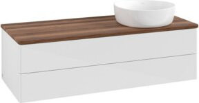 V&B Waschtischunterschrank Antao mit Beleuchtung, Farbe Weiß, B/T/H: 120 x 50 x 50 cm - Bild 1