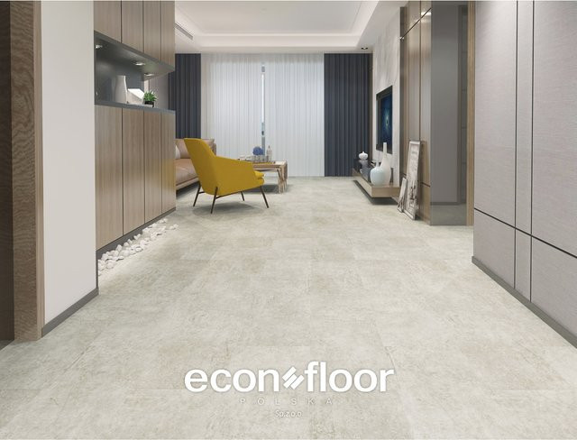 SPC Vinylboden La Villy Concrete in Grau im Steinlook, 2,16 m² - Bild 1