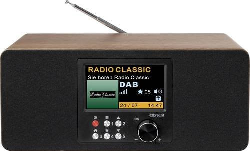 Albrecht DR 864 Akku-Radio mit DAB+, UKW und Bluetooth in Schwarz - Bild 1