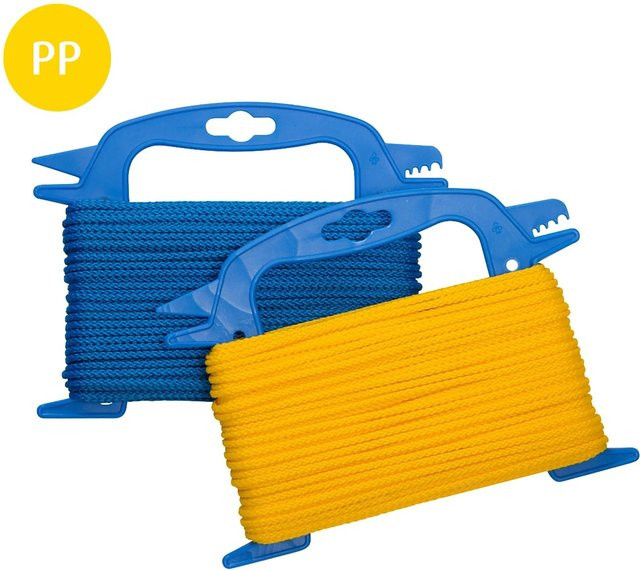 Conacord Multifil Geflochtenes Polypropylen Seil Ø 3 mm, Länge: 30 m, Farbauswahl (Gelb, Blau, Mehrfarbig) - Bild 1