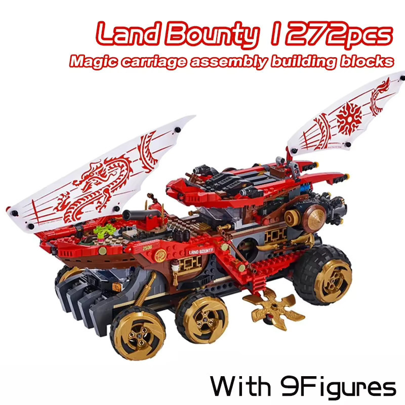 LEGO Ninjago Ninja Reward Land Chariot Aircraft, Bausteinspielzeug - Bild 6