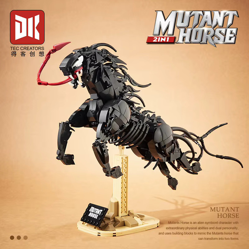 HEROCROSS Mutant Pferd Anime Venom, Bausteine Modell, ab 8 Jahren - Bild 2