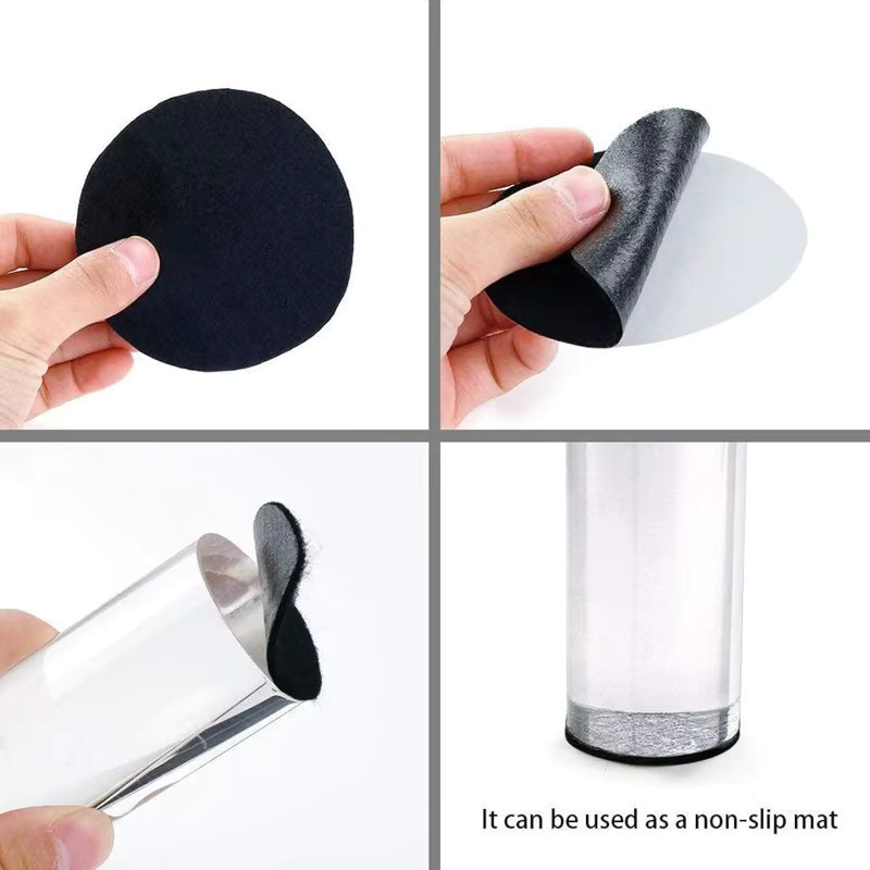 2 Rollen selbstklebender Samtstoff in Schwarz für Schmuckschubladen und DIY-Dekorationen - Bild 5