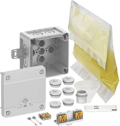 Spelsberg Abzweigkasten Grau IP66 IP68 B/T/H: 92 x 92 x 60 mm - Bild 1