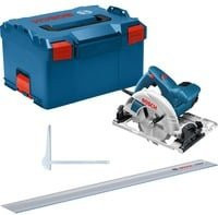 Bosch Handkreissäge GKS 55+ GCE Professional mit FSN 1400 Führungsschiene in Blau - Bild 1