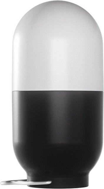 TOMTOP JMS Tragbare LED Camping Lampe mit USB-C wiederaufladbarem Akku für Outdoor und Notfall, weiß/schwarz - Bild 1
