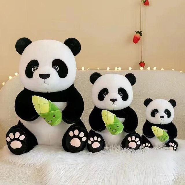 Bambusspross Panda Plüschtier Puppe, 50cm - Bild 1