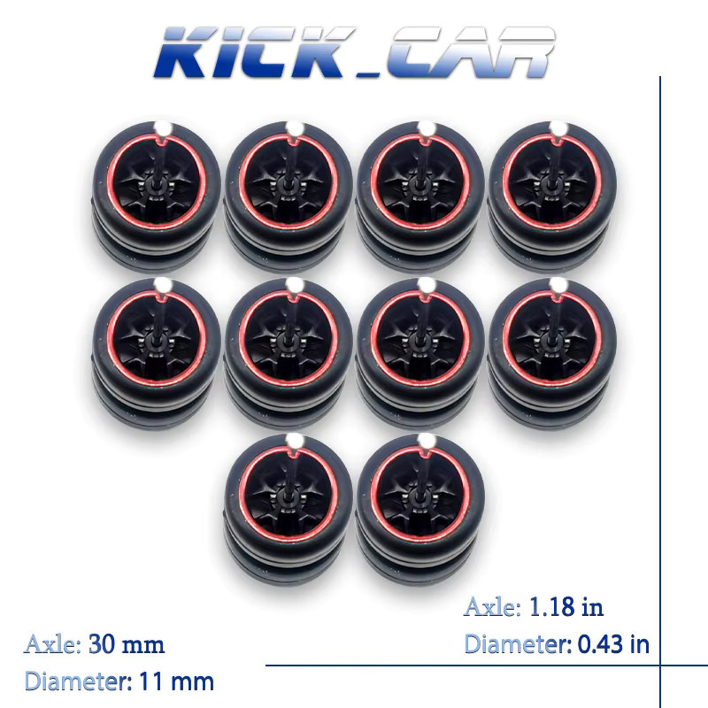 KicarMod Fahrzeug-Spielzeugräder, 5er-Set - Bild 4