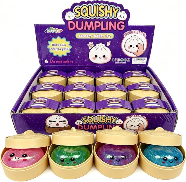 Bandai Bunte Simulierte Dampfbrötchen Squishy Blind Box, Quetschspielzeug, Bunt / Mehrfarbig, Schaumstoff, Nicht für Kinder unter 3 Jahren - Bild 1