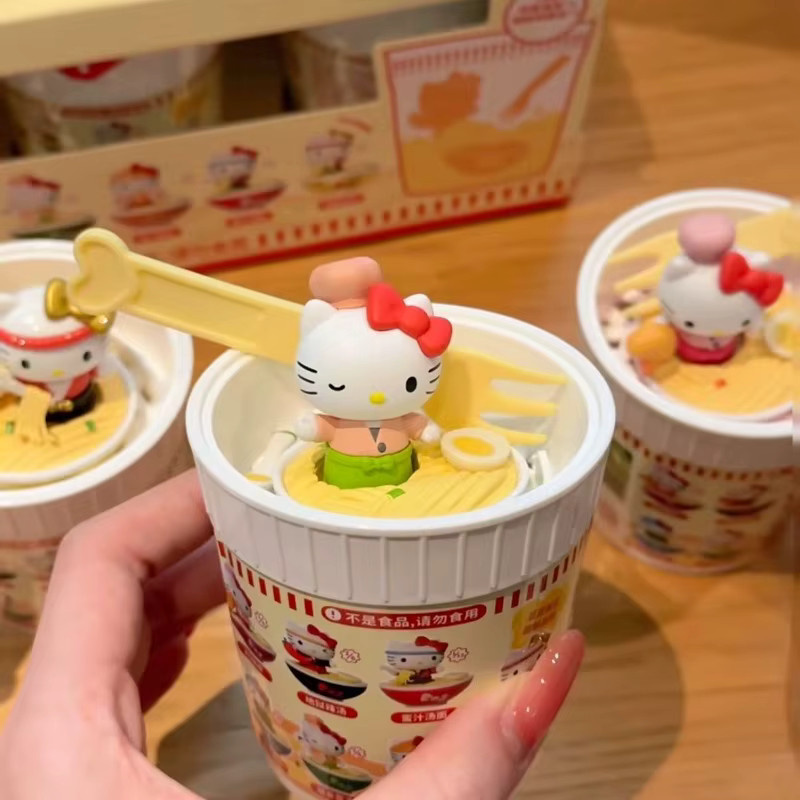 Sanrio Hello Kitty Ramen Instant-Nudel-Becher, Blind Box, Bunt / Mehrfarbig - Bild 4