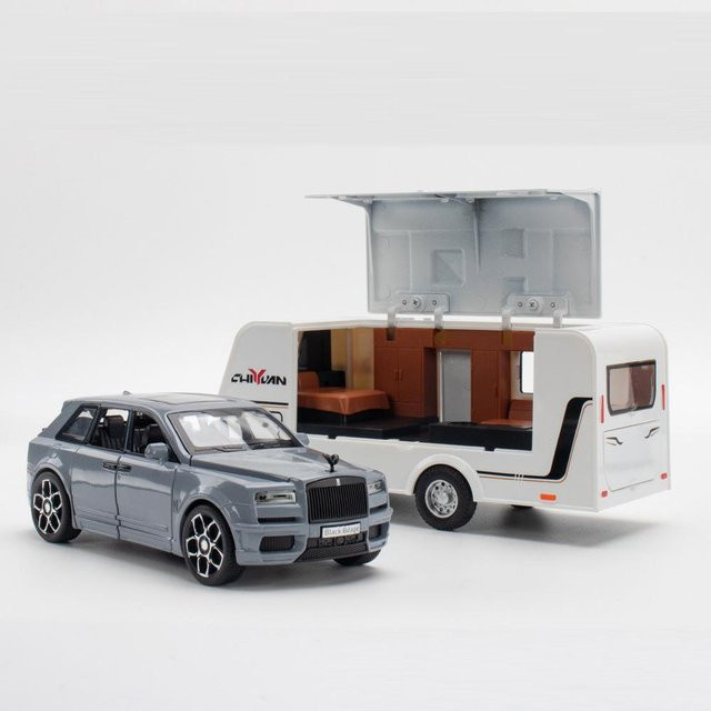 Linyi toy car Rolls Royce Cullinan Wohnmobil, Spielzeug Auto Modell, 1:32 Skala, ab 14 Jahren - Bild 1
