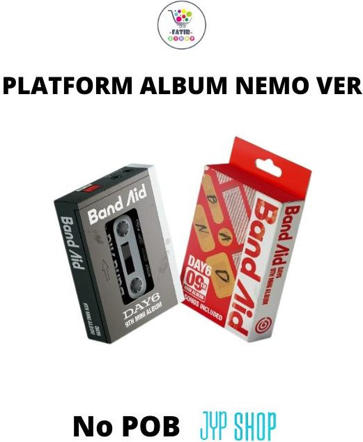 DAY6 9. Mini-Album BAND AID Nemo POB-Plattform-Album Gray Version - Bild 1