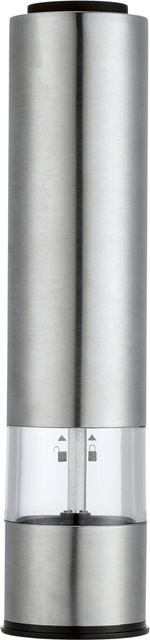SILVERCREST Elektrische Salz- oder Pfeffermühle SSPM 6 B1 in Silber mit Keramikmahlwerk und Edelstahl-Akzenten - Bild 1