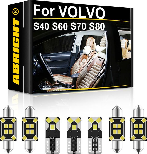 ABRIGHT Auto-Innenraum-LED-Leuchten mit Canbus für VOLVO S40 S60 S70 S80 - Bild 1