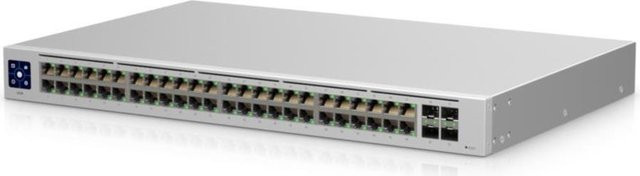 Ubiquiti UniFi Switch USW-48 Managed Switch mit 48 x 10/100/1000 Ethernet/LAN und 4 x Gigabit SFP in Silber - Bild 1