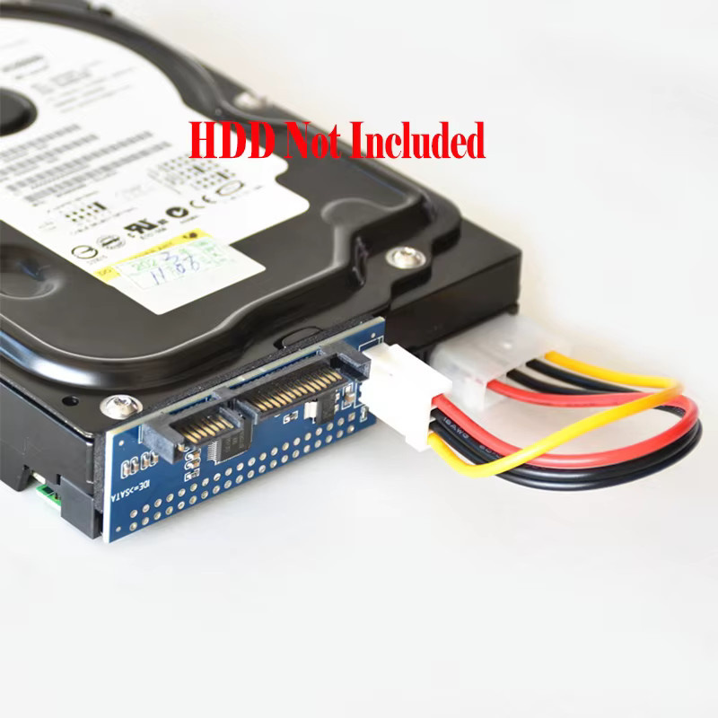 SZVIVID HDD 3,5 IDE zu SATA Adapter Festplattenkonverter PATA IDE 39/40Pin zu SATA 22Pin mit Datenkabel - Bild 4