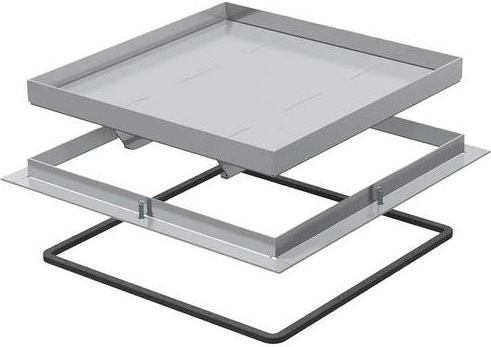 OBO Bettermann RK SL2 V2 25 Schwerlastkassette aus Edelstahl in Silber - Bild 1