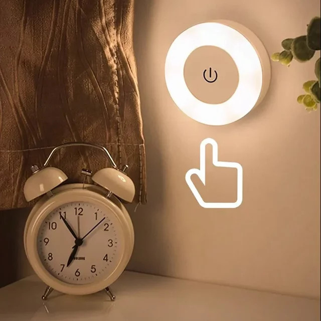 GGBEE Tragbare LED Wandleuchte mit USB-Aufladung und Touch-Funktion als Nachtlicht für Wohnzimmer und Schlafzimmer - Bild 1