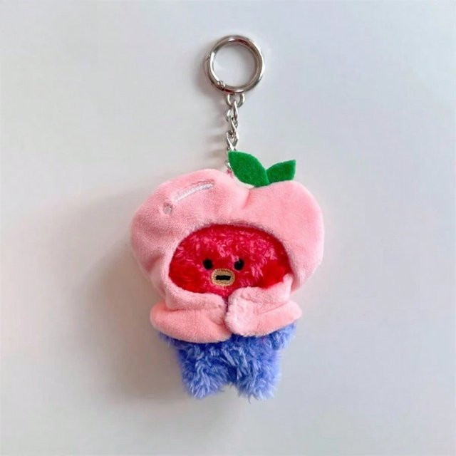 LINE FRIENDS BT21 Mini-Plüsch Schlüsselanhänger Cartoon-Frucht-Serie - Bild 1