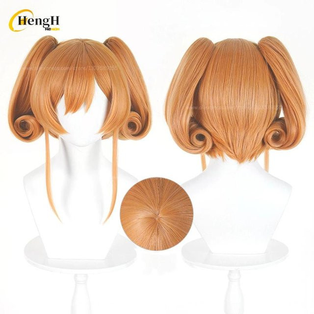 Nagisa Momoe Cosplay Perücke, hitzebeständiges Synthetikhaar, beige - Bild 1