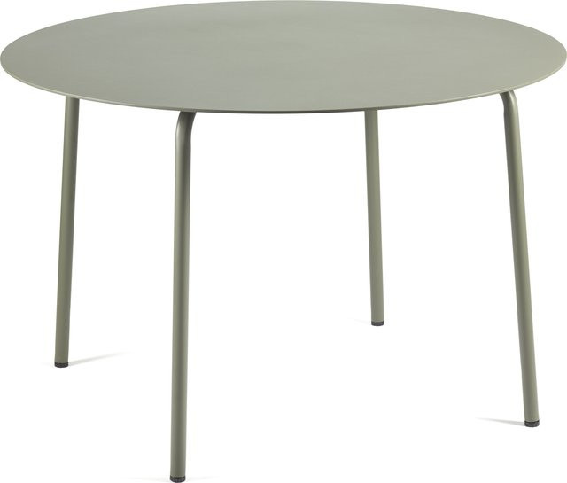 Serax August Esstisch rund in Grün mit minimalistischem Design für Indoor und Outdoor - Bild 1