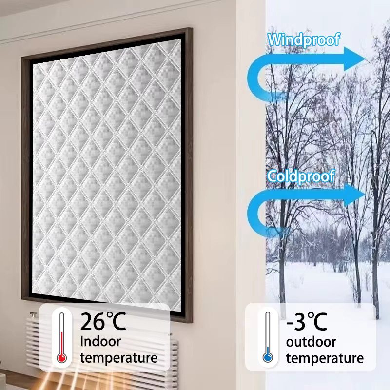 TranquilTouch Thermovorhang Schwarz – Winddichter und geräuschreduzierender Verdunkelungsvorhang für Schlafzimmer und Wohnzimmer - Bild 2
