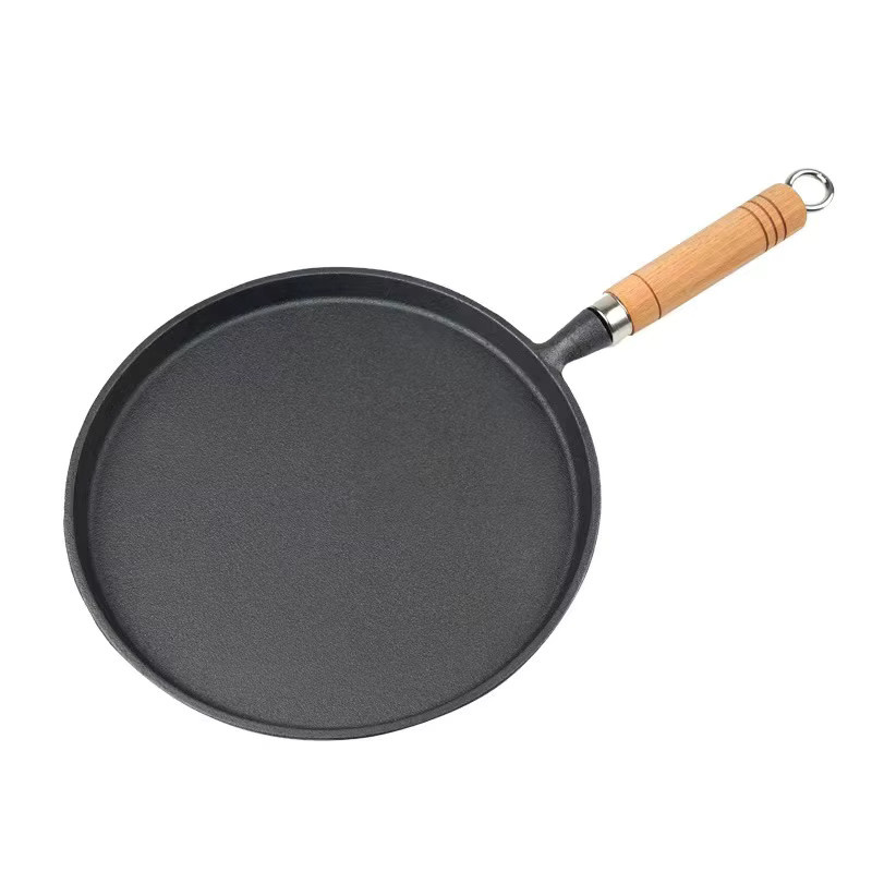 PDQ Gusseisen Pfanne unbeschichtet in Schwarz für Crêpes und Pfannkuchen, Durchmesser: 20 cm - Bild 5