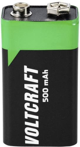 VOLTCRAFT 9V Block-Akku Li-Ion 500 mAh in Grün - Bild 1