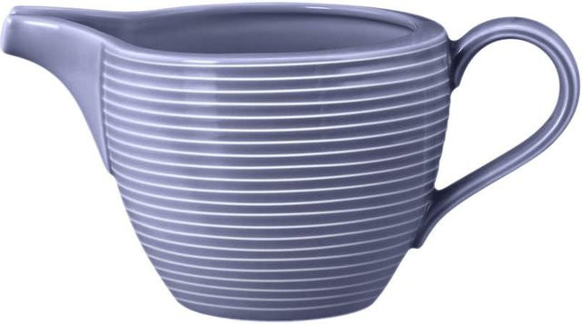 Seltmann Weiden Milchkännchen Beat Color Glaze lila gestreift 290 ml - Bild 1