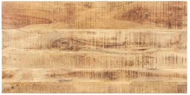 vidaXL Tischplatte aus Mango-Massivholz in Braun, B/T: 100 x 60 cm - Bild 1