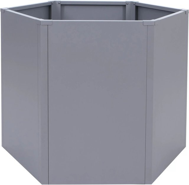 PROREGAL Metallhochbeet aus Stahl in Grau für Garten und Terrasse, H x B x T: 77 x 100 x 88 cm - Bild 1
