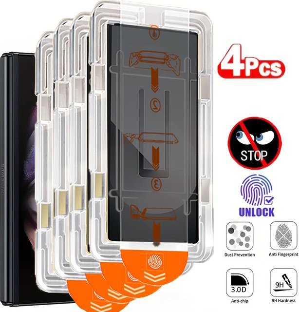 Xiaomi Sichtschutzfolie aus gehärtetem Glas für Poco X8 Pro Max, Poco F8 Pro und Poco F8 Ultra, Anti-Spy Schutz mit Fingerabdruck-Entsperrung - Bild 1