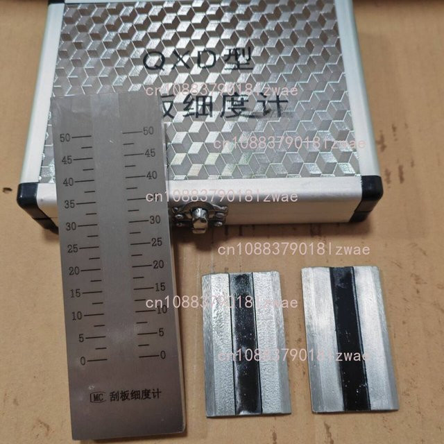QXD Single Groove Feinheitsmessgerät Grindometer in Silber - Bild 1