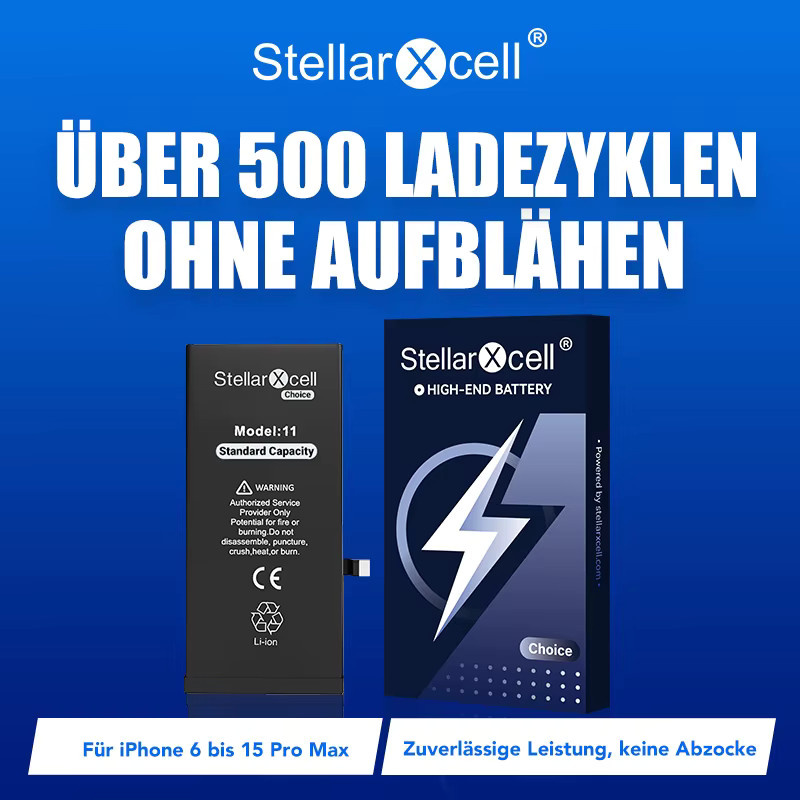Apple iPhone 15 Akku in Schwarz mit Standardkapazität und Gesundheitsanzeige 100% - Bild 2