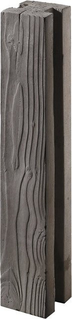Kann Beet-Pfosten in Holzoptik Braun-antik aus Beton für Hochbeete und Beeteinfassungen, H x B x T: 100 x 14 x 14 cm - Bild 1