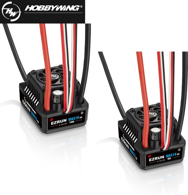 HOBBYWING EZRUN MAX10 G2 80A 140A Sensorgesteuerter Brushless ESC, Zubehör - Bild 1