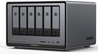 UGREEN NASync DXP6800 PRO NAS System in Grau mit Ethernet/LAN Anschluss - Bild 1