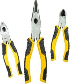 Stanley FatMax Control-Grip Zangenset STHT0-75094, 3-teilig, Gelb/Steel - Bild 1