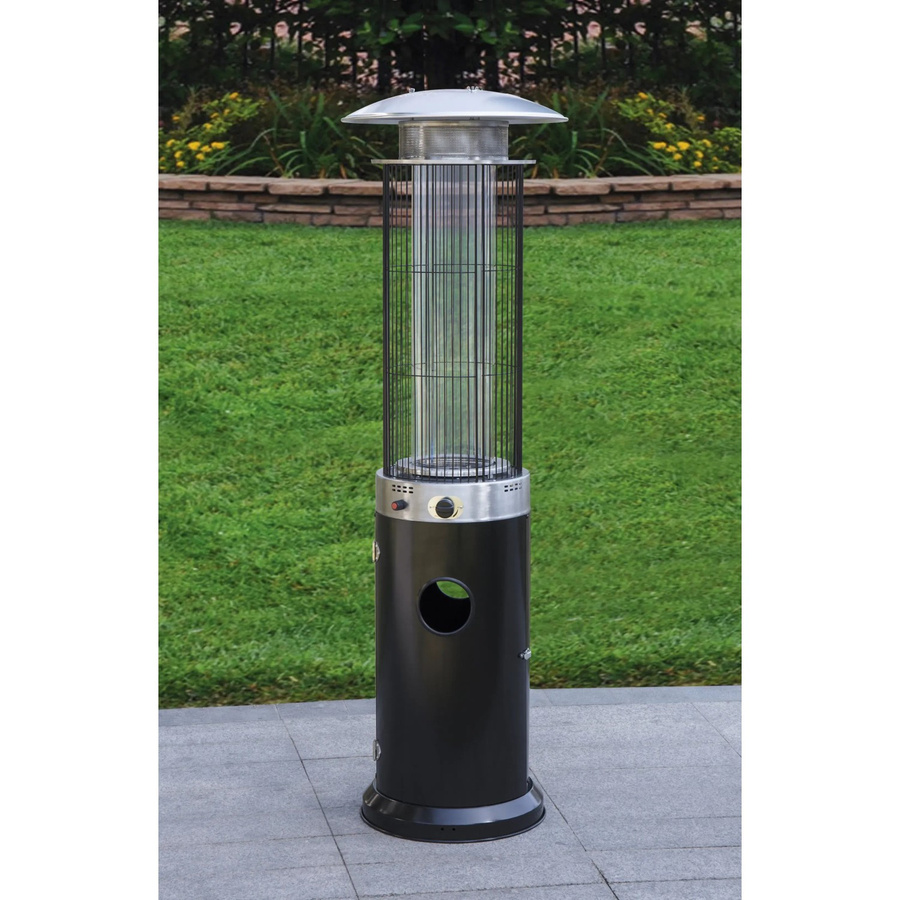 Tepro Gas-Terrassenfeuer Ventura in Schwarz und Edelstahl, Höhe: 176 cm - Bild 2