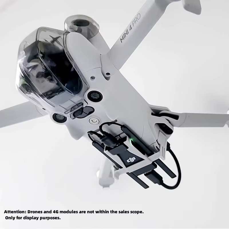 DJI Mini 4 Pro Zubehör: Zellulares 4G-Modul der zweiten Generation mit festem Clip, Datenkabel und Antennenhalterung - Bild 2