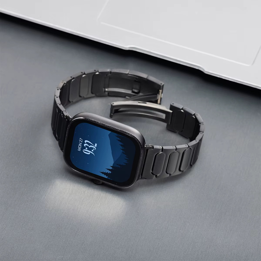 OAKCHARM Uhrenarmband Titan, Schwarz, Unisex - Bild 3