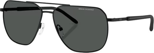 Armani 0AX2057S Sonnenbrille Aviator, Vollrand, Metall, Herren, black grey - Bild 2