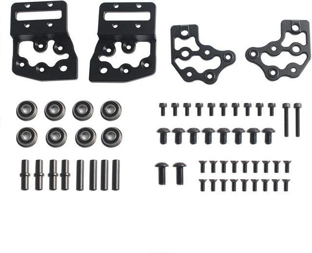 XY-Gelenkteile aus CNC-Aluminiumlegierung für Voro, ultraleicht und hochfest, schwarz - Bild 1