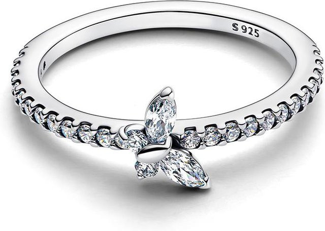 MINISO Ring 925 Silber, Schmetterling, Zirkonia, Damen - Bild 1