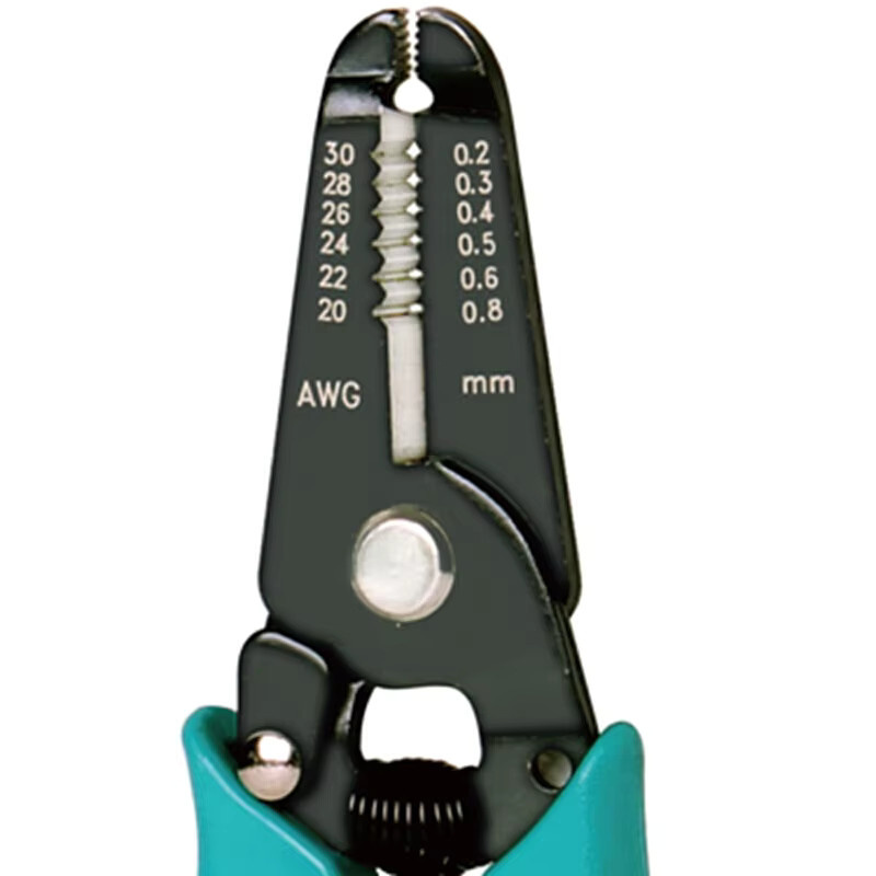 Pro'sKit 8PK-3001D 8PK-3002D Elektronische Abisolier- und Schneidezange in Türkis für AWG 30/28/26/24/22/20 Präzisionsarbeit - Bild 2
