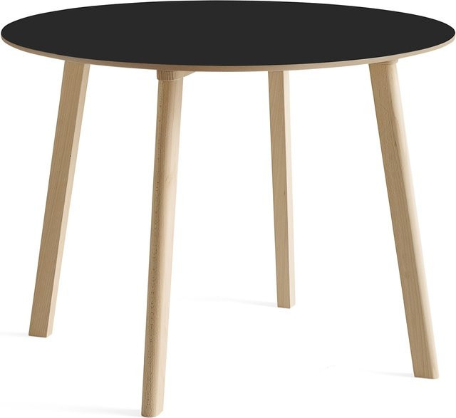 HAY Copenhague Deux CPH 220 Tisch, rund, schwarz, Holz, Durchmesser: 220 cm - Bild 1