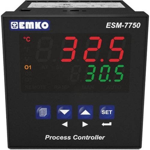 Emko ESM-7750.1.20.1.1/00.00/0.0.0.0 Universalregler Pt100 Schwarz -200 bis 1700°C - Bild 1